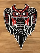 Embroidered Fierce Tribal Native Owl Patch Sew/Iron-On Native Patch Bird... - $30.00