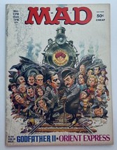 Mad Magazine October 1975 No. 178 Godfather II &amp; Orient Express 4.0 VG No Label - £14.38 GBP