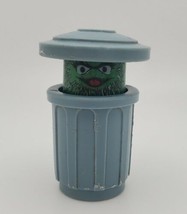 Oscar The Grouch Fisher Price Sesame Street 1974 Pop Up Trash Can Figure - £15.48 GBP