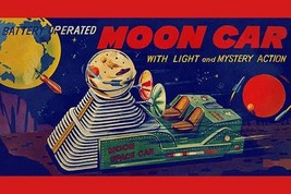 Moon Car - Art Print - £17.57 GBP+