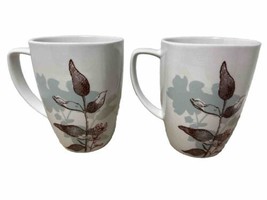 Corelle Twilight Grove Corning  12 oz Coffee Tea Cups  Lot of 2 - £15.24 GBP