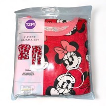 Disney Minnie Mouse 2 Piece Snug Fit Pajama Set Toddler Girls  Size 12 M... - £14.23 GBP