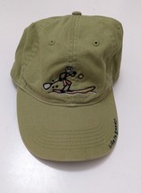 Life Is Good Olive Green Strapback Dad Hat Man Paddle Boarding - £15.81 GBP