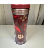 Starbucks 2013 Holiday Rose Gold Red Cup Stars Travel Mug Hot Tumbler In... - €13,24 EUR