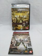 *NO Discs* Sid Meiers Civilization IV Gold Edition PC Video Game Box And Manual - £7.11 GBP