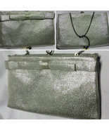 After Five Clutch Evening Purse Handbag Silver Vintage New - $29.99