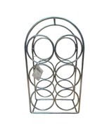 Stainless Steel Arched Six Bottle Wine Rack New 9.25 x 16 - $29.68