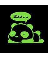 ZZZ SLEEPING PANDA funny jdm sleeper (5&quot; LIME GREEN)Vinyl Decal Sticker - $6.88 CAD