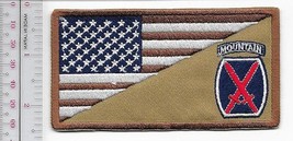 Afghanistan &amp; Iraq United States Army 10th Mountain Division Shoulder Patch - £7.86 GBP