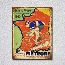 Tour De France 1925 Personalized Wall Art Decoration Retro Metal Tin Sign 8x12 - £10.35 GBP