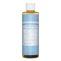 Dr. Bronner&#39;s - Pure-Castile Liquid Soap (Baby Unscented, 8 Ounce) - Mad... - £18.37 GBP