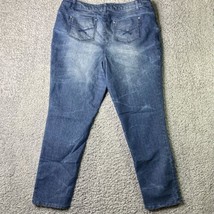 Fashion Bug Jeans Womens 20 Plus Straight Midrise Stretch Denim Pants 40x31 - £7.52 GBP
