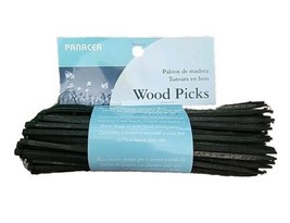 Panacea Wood Picks 6&quot; 60/Pkg-Green 60046 Floral Flowers Stem - £6.09 GBP
