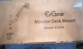 ErGear 13”-32” Single Monitor Desk Mount Stand Kit, Full Motion Gas Sprin... New - $24.63