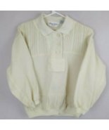 Allison Smith Petites Yellow Long Sleeve Sweater Shirt Size Medium - $20.28 CAD