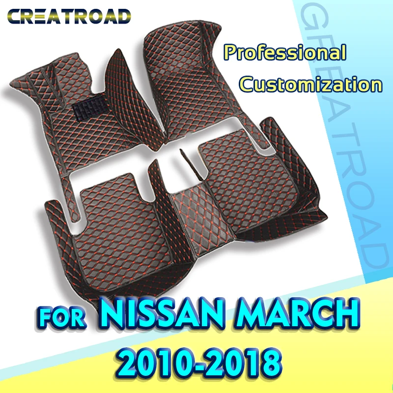 Car Floor Mats For Nissan March 2010 2011 2012 2013 2014 2015 2016 2017 2018 - £73.84 GBP