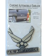 U.S. Air Force Chrome Automobile Emblem U.S.A. - £8.75 GBP