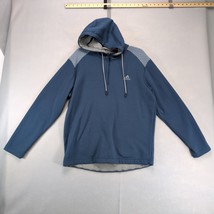 Adidas Golf 1/4 Zip Tech Hoodie Men&#39;s L Pullover Navy Gray Fleece Perfor... - €20,71 EUR