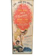 Vintage 1945 Sonja Henie It&#39;s A Pleasure Movie Poster Ice Skate Skating ... - $93.15 CAD