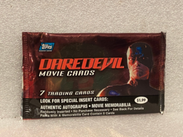 2003 Topps Daredevil Movie Cards Sealed Pack (1) *NEW/7 Cards Unopened* x1 - $12.99