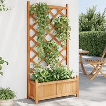  Planter Brown Solid fir wood Large Durable Planter - $2,570.95 MXN