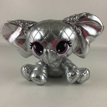 GUND P.Lushes Designer Pet Ella L&#39;Phante Platinum Metallic Elephant 6&quot; Plush Toy - £13.11 GBP