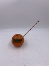 Tropicana Pure Premium Plastic Orange with Straw Radio Tested and Works ... - $14.00