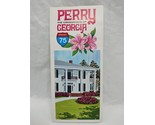 Vintage The Crossroads Of Perry Georgia Interstate 75 Map Brochure - $23.75
