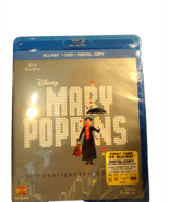 Mary Poppins 50th Anniversary Edition (Blu-Ray, DVD, Digital, 1964) New ... - $326.63 MXN