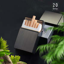 Cigarette Case Inflatable Windproof Lighter Portable Direct Flush - £17.62 GBP
