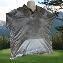 Flag Anthem Polo Golf Shirt Short Sleeve Stonewashed Blue Mens 3XL Cotto... - $14.05