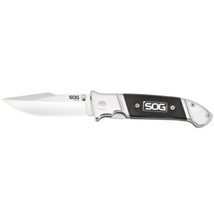 SOG Fielder G10 Handle Folding Knife Clip Point 3.3in Blade Reversible L... - £29.11 GBP