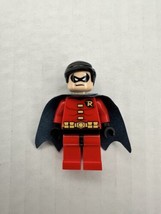 Lego DC Super Heroes Robin Minifigure Black Hair and Cape - £9.58 GBP