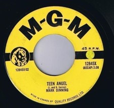 Mark Dinning Teen Angel 45 rpm Bye Now Baby - £3.87 GBP
