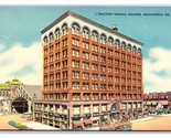 Traction Terminal Building Indianapolis Indiana IN  UNP Linen Postcard S10 - £3.12 GBP