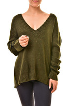 ONE TEASPOON X One Womens Sweater Coarse Knitting Green S - £30.63 GBP