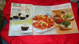 The Pampered Chef Season&#39;s Best 2010 &amp; 2011 Cookbooks Lot Of 3 Free Usa Ship - £7.55 GBP