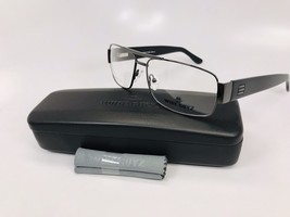 New Wide Guyz Gunmetal &amp; Black SHANK Eyeglasses 60mm for The Stylish Lar... - $1,107.02 MXN