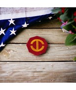 WW-2, US Army Hawaiian Department Cut Edge White Back Patch-Original - $20.37 CAD