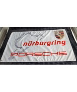 Porsche, Race Garage Cave Nubergring Flag Banner 3x5&#39; 911 GT3 Boxster Crest - $54.86 CAD