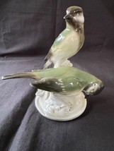 Antique German pair of  porcelain bird.  mark + number bottom - £62.96 GBP
