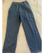Vintage Koret City Blues Jeans Womens 12 Elastic Waist Straight Pleated ... - $21.05 CAD
