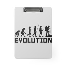 Personalized Clipboard with Evolution Silhouettes, Office Stationery, US... - $48.41
