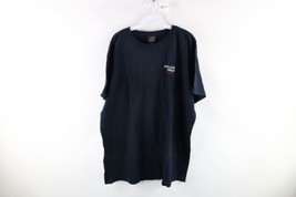 NOS Vintage 90s Ralph Lauren Mens 2XL Spell Out Double Sided T-Shirt Navy Blue - £45.92 GBP