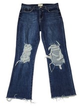 L&#39;Agence Jeans Womens Size 28 Jordan Cropped Straight High Rise Distressed  - $35.63