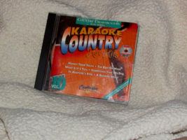 KARAOKE COUNTRY HOT HITS Vol. 10  with printed lyrics Karaoke CD&amp;G (case... - £8.67 GBP