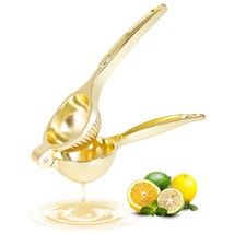 Lemon Squeezer, Heavy Duty Zinc Manual Lemon Juicer, Threaded Groove Fre... - $25.99