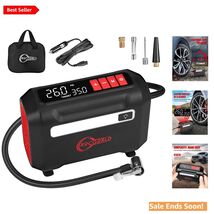 R8 Tire Inflator with Carrying Bag - Fast 3X Inflation for Cars &amp; Athletes - $61.33