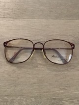 Vintage Maroon Wine Colored Marchon AutoFlex Eyeglasses FRAMES 53-18-130 - £26.06 GBP