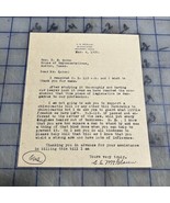 Vintage Letter Beaumont Texas chiropractor 1930s Political H.B. 112 - $54.43 CAD